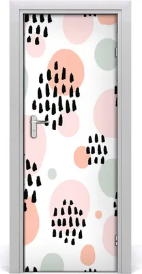 Produktbild von Tulup Türaufkleber 75x205 cm Dekorative Aufkleber Selbstklebend Wasserdichte Tapete Abnehmbar Schlafzimmer Wohnzimmer Wohnkultur - abstrakt