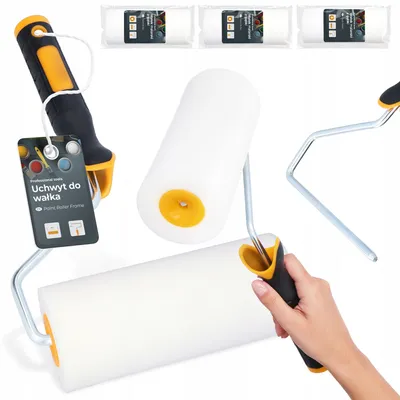 Produktbild von TRCR Schaumstoff Malerwalzen-Set 18 cm für Möbel Decken