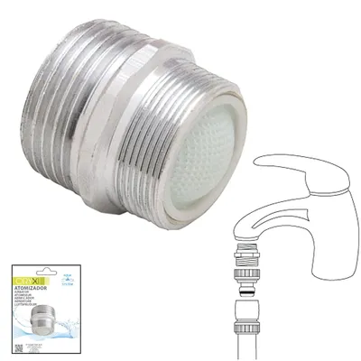 Pompspray-Adapter M24 x 3/4 Zoll, verchromt