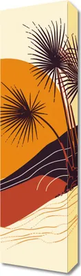 Produktbild von Bild 20x70cm Sonnenhorizont