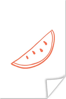 Produktbild von MuchoWow® Poster Sommer - Obst - Abstrakt 120x180 cm - Kunstposter