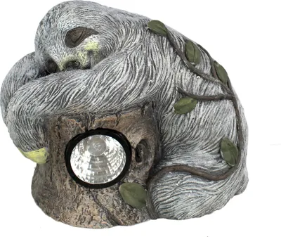 Produktbild von Tier Figur in Stein-Optik Faultier mit LED Licht 41 x 31cm