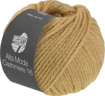 Produktbild von Lana Grossa ALTA MODA Cashmere 16 50 g supersoftes Kettengarn aus extrafeiner Wolle mit Kaschmir 110 m Farbe 081 - Camel
