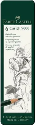 Immagine prodotto di FABER-CASTELL Bleistift Castell 9000 6er Etui