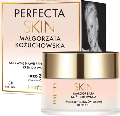 Obrázok produktu pre Perfecta Skin Malgorzata Kozuchowska Hydratačný a rozjasňujúci denný a nočný krém 30+, 50 ml