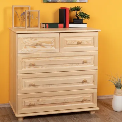 Produktbild von Kommode Massivholz 013 - Abmessung 100 x 100 x 42 cm (H x B x T)