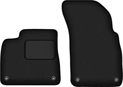 Immagine prodotto di Wielganizator tappetini auto velours anteriori adatto per Audi Q7 II (2017-, 7 persone) neri, set 2 pz, con fissaggi