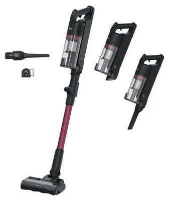 Obrázek produktu pro Hoover HF1M10HX 011, Tyčový vysavač 2 v 1, Bezsáčkové, Purpurová, Černá, 0,7 l, Obdélníkový, Kov