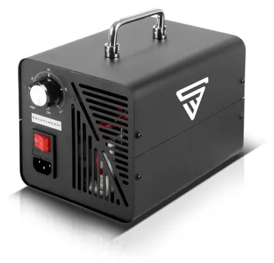 Productafbeelding van Ozongenerator OG-40 ST, geschikt voor ruimtes tot 200 vierkante meter, met een ozonproductie van 40 gram per uur en een timerfunctie