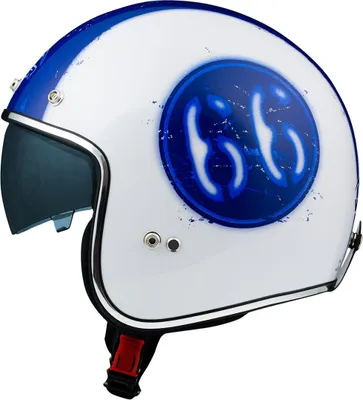 Produktbild von Vemar Chopper 66 Jethelm Grösse: XL (61/62), Farbe: Weiß/Blau