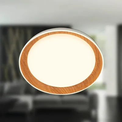 Obrázok produktu pre LED stropné svietidlo 24 W 2600 lm 3000 K HxØ 8x43 cm Ijus vzhľad dreva