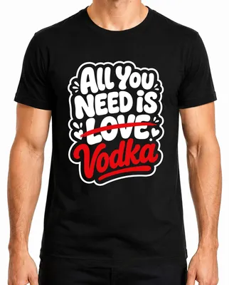Imagen del producto de Camiseta para hombre con el texto "Vodka Lustig Party Saufen Alkohol Geschenk" (Vodka, fiesta, beber, alcohol, regalo), color , talla M