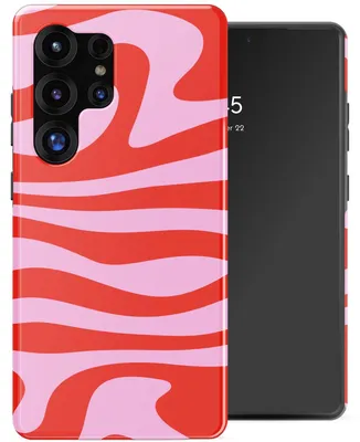 Productafbeelding van Selencia Vivid Backcover met MagSafe voor de Samsung Galaxy S25 Ultra - Dream Swirl Pink