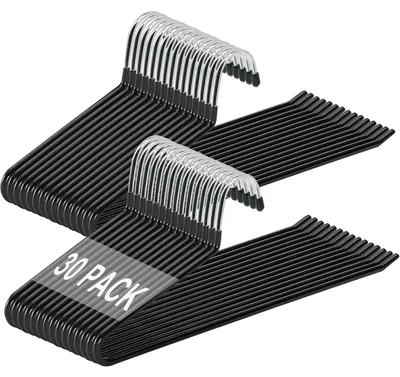 Image de Cintre, design peu encombrant, capacité de charge élevée, noir