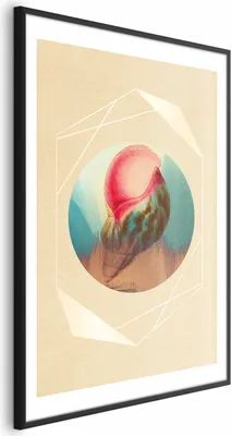 Produktbild von Posterpapier Poster - Shell 29.7x42 cm Abstrakt n-A-0849-ao-a