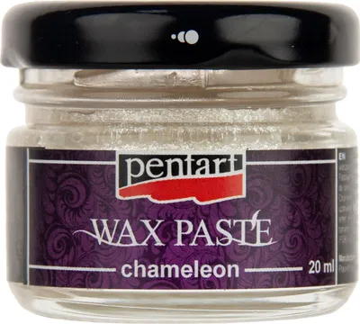 Immagine prodotto di PENTART - Pasta di cera Pasta di cera Camaleonte argento brillante 20 ml