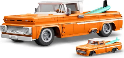 Obrázok produktu pre Mattel Brick Shop Hot Wheels Elite Series Bauset 1/16 Custom '62 Chevy Pickup