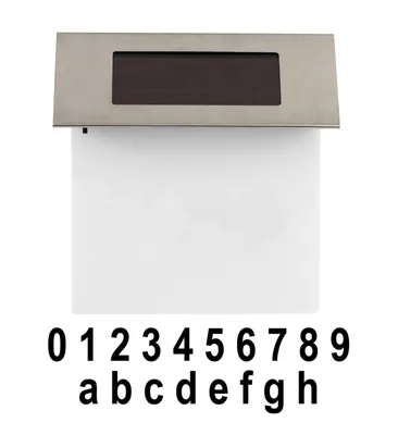 Immagine prodotto di Applique solare 18,5x19x5,2cm 4LED acciaio inox/PH