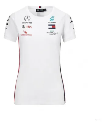 Produktbild von 2020, Weiß, Mercedes Damen Team T-Shirt XL