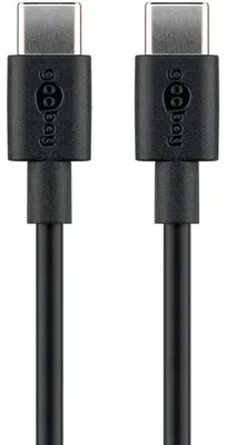 Obrázok produktu pre Goobay 66316, 0,5 m, USB C, USB C, USB 2.0, 0,48 Gbit/s, Čierna