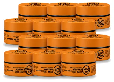 Productafbeelding van 12 x Red One Argan Matte Haarcrème - Mat effect - 150 ml - Voordeelverpakking - 12 stuks
