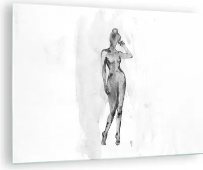 Produktbild von Bilder auf glas - Einteilig - Nacktheit Frau Körper - 70x50cm - Glasbilder - Wandbilder - Bilder - zum Aufhängen bereit - Wanddekoration aus Glas - Glas Bilder - Wandbild auf Glas - GAA70x50-5075