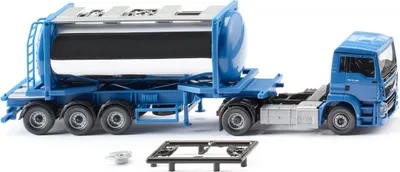 Produktbild von Wiking LKW MAN TG-S EURO6 Tankcont-SZ himmelblau 053605