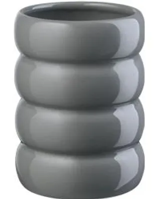 Productafbeelding van ASA Selection loopy Vase cool gray Ø 10 cm, H 16 cm
