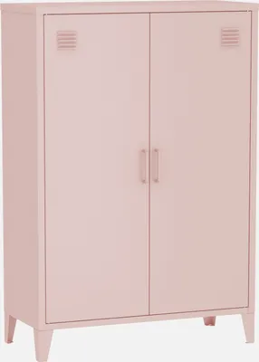 Immagine prodotto di Cassettiera/armadio industriale metallo 2 ante, Rosa