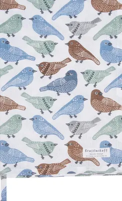 Produktbild von Krasilnikoff – Geschirrtuch KW13176 – Sweet Birds, Süße Vögel
