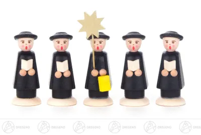 Produktbild von Kurrende Kurrendefiguren schwarz (5)  Breite x Höhe x Tiefe 1,5 cmx5 cmx1,5 cm NEU