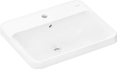 Produktbild von hansgrohe Xuniva Q Einbauwaschtisch, mit Überlauf, 1 Hahnloch, 550x450mm, weiß, 60162450