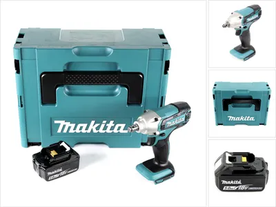 Produktbild von Makita DTW 190 T1J 18V Li-Ion Akku Schlagschrauber im Makpac - mit 1x BL 1850 5,0 Ah Akku, ohne Ladegerät