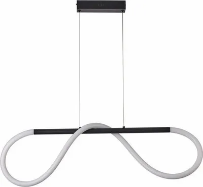 Zdjęcie produktu dla Lampa wisząca LED Savanah czarna 16W Neutralna biel 1280lm akryl wym:120x80x12cm IP20 Reality
