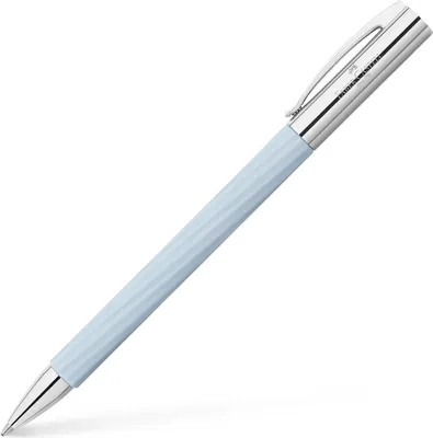 Image de FABER-CASTELL 147775 FABER-CASTELL Kugelschreiber Ambition italic ice blue, Schreibfarbe: schwarz, 1 St.