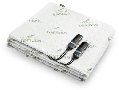 Produktbild von Duux Snooze Bamboo Elektrische Unterdecke – 6 Stufen – 140x200 cm