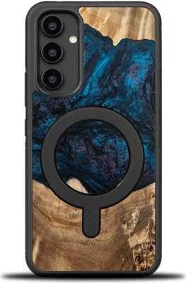 Produktbild von Holzhülle für Galaxy A54 5G, Bewood Unique Planets Neptun für MagSafe