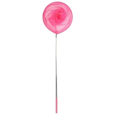 Produktbild von Kinder Kescher Angeln, 37-86cm Teleskop Angelkescher Unterfangskescher mit Fischernetz Pole, Teleskopstange aus Edelstahl, Langstiel Fischernetze für Teiche