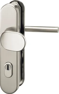 Produktbild von Grundmann Sicherheits Wechselgarnitur 2552 L-Form mit Kernziehschutz, für 8,5mm Vierkantstift, RC2, Edelstahl matt