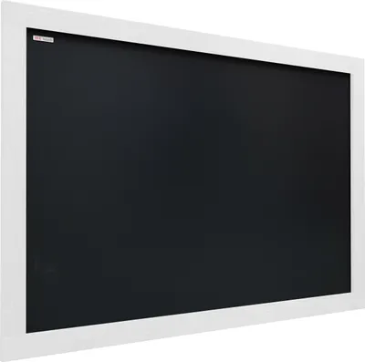 Produktbild von Kreidetafel mit weißem Holzrahmen 90x60cm
