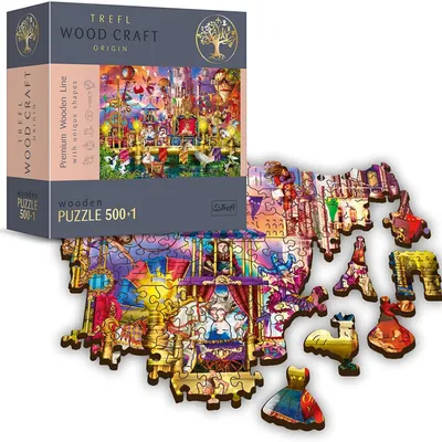 Produktbild von TREFL Wood Craft Origin Puzzle Magische Welt 501 Teile