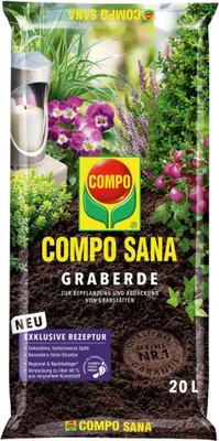 Produktbild von Graberde COMPO SANA® tiefschwarz 20 L