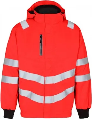 Produktbild von F. Engel Safety Pilotjacke, Rot/Schwarz, Gr. XS