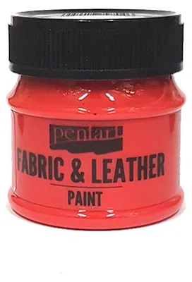 Immagine prodotto di Colore per tessuto e pelle Pentart 50 ml - Red
