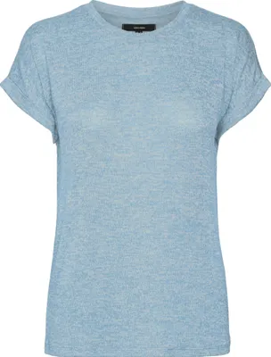 Produktbild von Vero Moda VMBRIANNA SS O-NECK PULLOVER BOO R Airy Blue/W. BIRCH MELANG XS