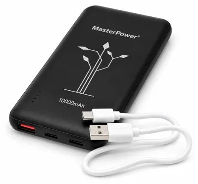 Productafbeelding van Powerbank 10.000 mAh draagbare externe accu met USB-C en USB-A