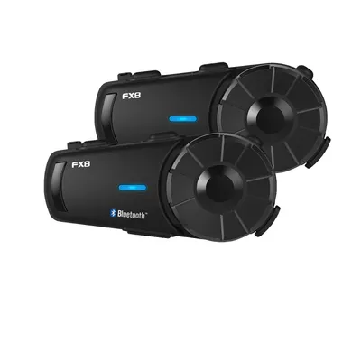 Immagine prodotto di Interfono Bluetooth per casco da moto, impermeabile, portata 1000m, batteria 900mAh, supporta 8 piloti, Bluetooth 50