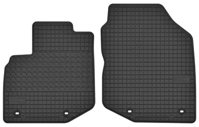 Productafbeelding van Rubberen voormatten voor Honda Jazz III 2008-2011 (hatchback) – 2-delig, zwart, op maat – Wielganizator SolidTread