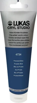 Produktbild von Lukas Cryl Studio Plastic Tube Acrylfarbe Prussian Blue 125 ml 1 stk