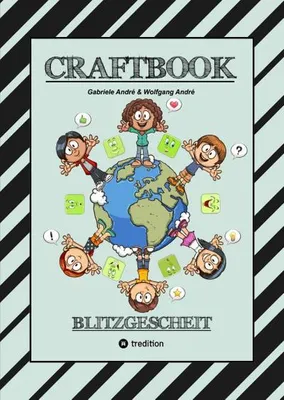 Produktbild von Craftbook - 140 Seiten Mit Lustigen Ausmalmotiven - Knifflige Rätsel - Spannende Aufgaben - Lustiges Bastelspiel